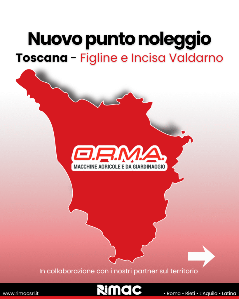 Nuovo punto noleggio - Toscana