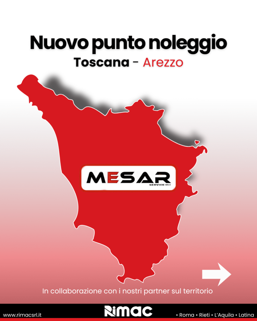 Nuovo punto noleggio - Toscana
