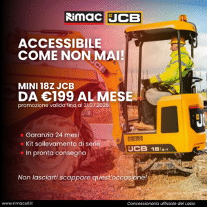 PROMOZIONE 18Z JCB