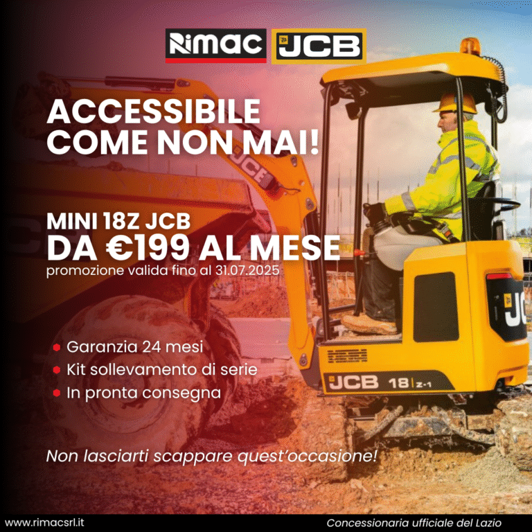 PROMOZIONE 18Z JCB